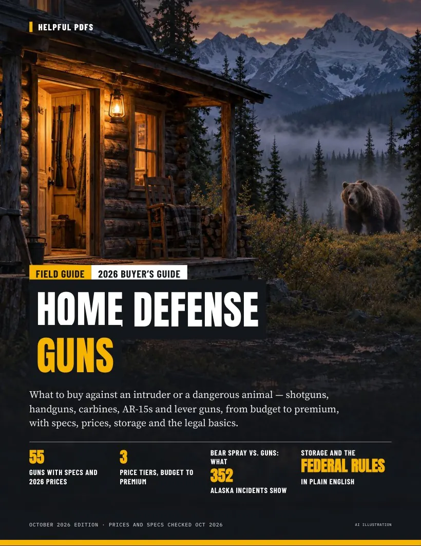 Home Defense Guns — cover
